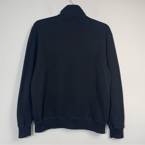 Roots Men’s Buffalo Plaid Zip Stein Hoodie Black Red Quarter Zip Sweater M - Picture 8 of 16